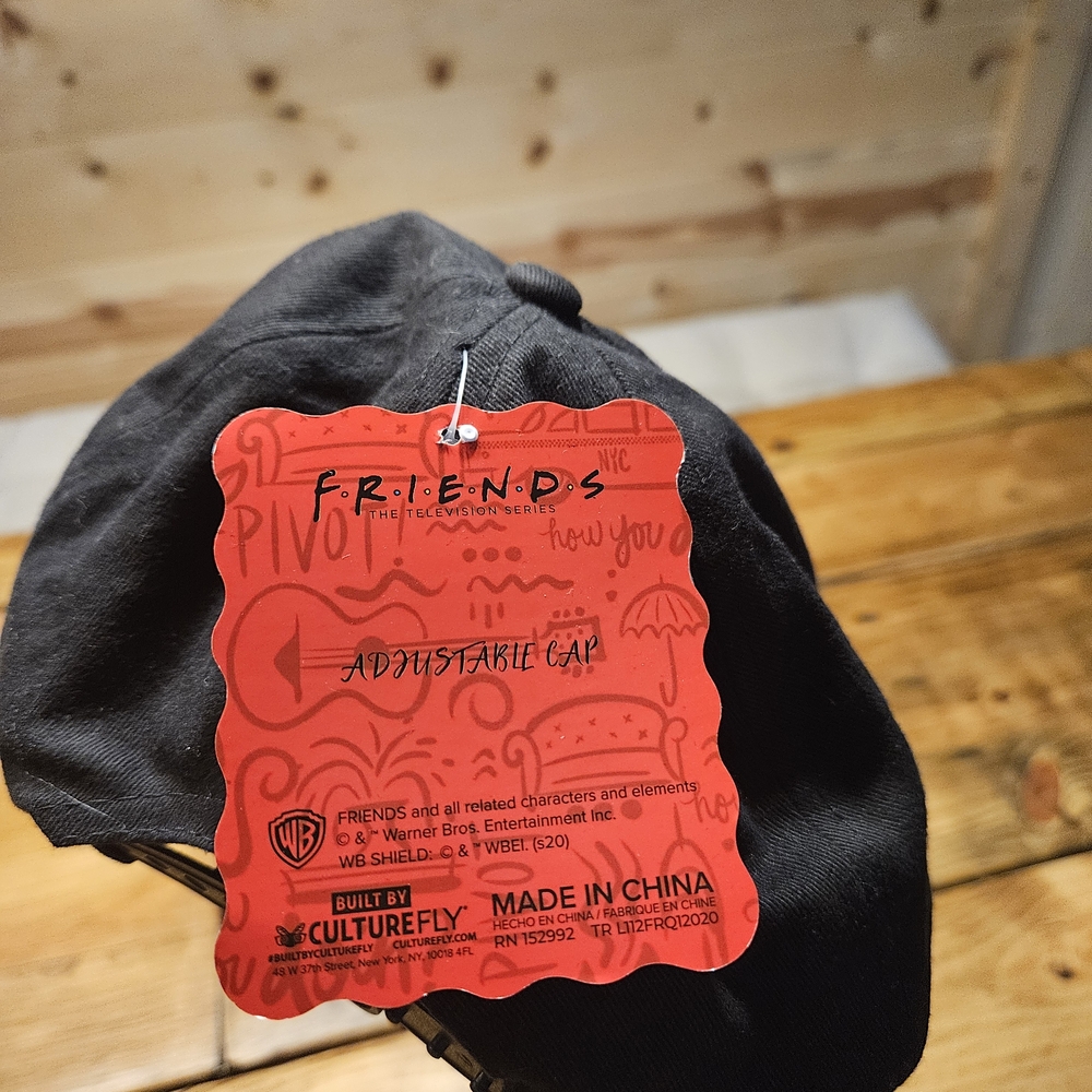 FRIENDS Black Central Perk Coffee House Adult Adjustable Hat - Picture 4 of 4